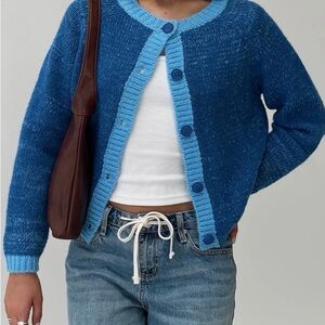 Oak Meadow Cardigan Blue